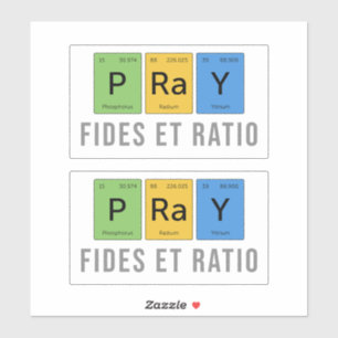 Gebed: geloof en rede (Fides et ratio) Sticker