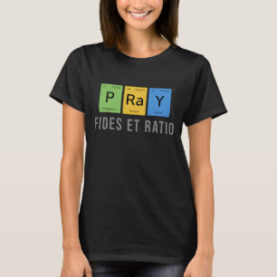 Gebed: geloof en rede (Fides et ratio) T-shirt
