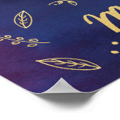 Gebed Geloof Hoop Mirakel Bevestiging Art Poster (Hoek)