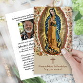 Gebed Guadalupe Uitvaart Gebed Sympathie Kaarten Visitekaartje