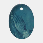 Gebed handen (Dürer) Keramisch Ornament (Achterkant)