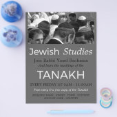 Gebed in de Synagoge, Jodendom, Joodse Studies Flyer (Enkel)