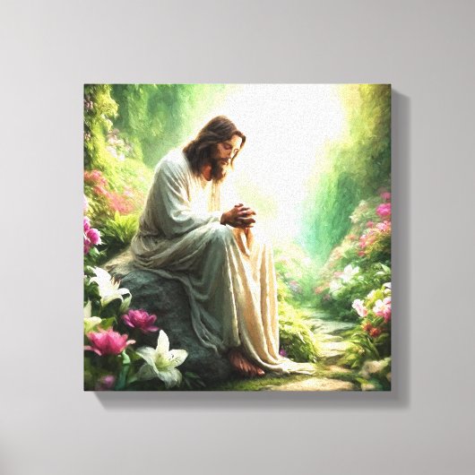 GEBED IN DE TUIN VAN HET GELOOF CANVAS AFDRUK (Voorkant)