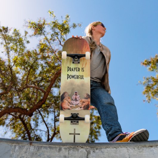 Gebed is krachtig persoonlijk skateboard (Buiten 1)