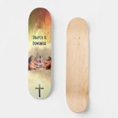Gebed is krachtig persoonlijk skateboard (Voorkant)
