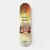 Gebed is krachtig persoonlijk skateboard (Voorkant)