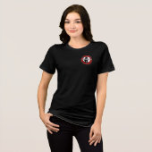 Gebed is mijn eerste reactie Eerste hulpverlener D Tri-Blend Shirt (Voorkant volledig)
