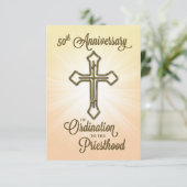 Gebed Kaart 50e Jubileum Ordinatie (Staand voorkant)