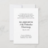 Gebed Kaart 50e Jubileum Ordinatie (Achterkant)