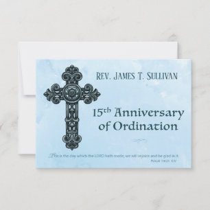 Gebed Kaart Naam 15e Ordinatie Jubileum Kruis