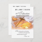 Gebed Kaart Naam 15e Ordinatie Jubileum Kruis (Voorkant / Achterkant)