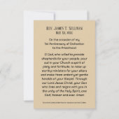 Gebed Kaart Naam 1e Ordinatie Jubileum Maria (Achterkant)