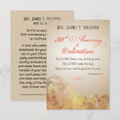 Gebed Kaart Naam 50e Ordinatie Jubileum (Voorkant / Achterkant)