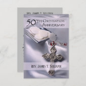 Gebed Kaart Naam 50e Ordinatie Jubileum (Voorkant / Achterkant)