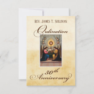 Gebed Kaart Naam 50e Ordinatie Jubileum Altaar
