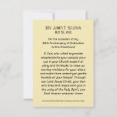 Gebed Kaart Naam 50e Ordinatie Jubileum Kruis (Achterkant)