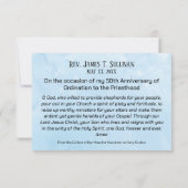 Gebed Kaart Naam 50e Ordinatie Jubileum Kruis (Achterkant)