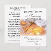 Gebed Kaart Naam 5e Ordinatie Jubileum Kruis (Voorkant / Achterkant)