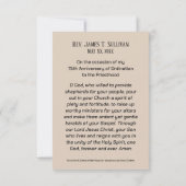 Gebed Kaart Naam 75e Ordinatie Jubileum Roos (Achterkant)