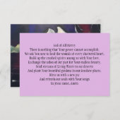 Gebed Kaart voor de genezing van verbrijzelde hart (Voorkant / Achterkant)