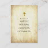 Gebed Kaart voor studenten Orthodox Christelijk Plaatskaartje (Achterkant)