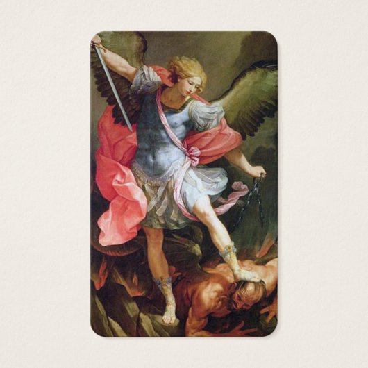 Gebed Kaarten | Aartsengel Michael Visitekaartjes (Voorkant)