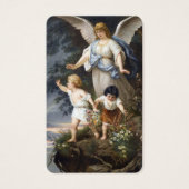 Gebed Kaarten | Angel Watching Visitekaartje (Voorkant)