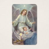 Gebed Kaarten | Beschermengel 2 Visitekaartje (Voorkant)
