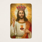 Gebed Kaarten | Christus Onze Koning Visitekaartje (Voorkant)