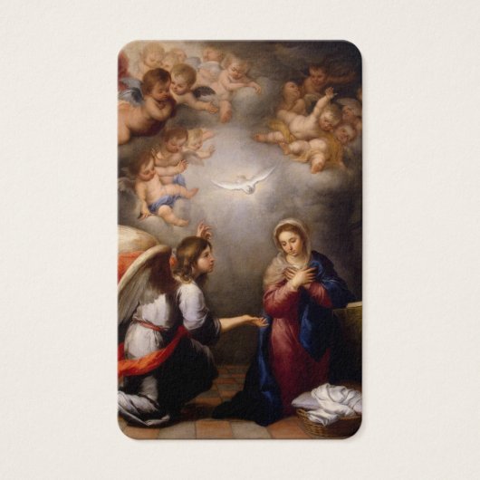 Gebed Kaarten | De aankondiging (Voorkant)