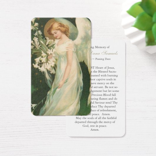 Gebed Kaarten | Engel Visitekaartje (Bureau)