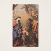 Gebed Kaarten | Feest van de Heilige Familie Visitekaartje (Voorkant)
