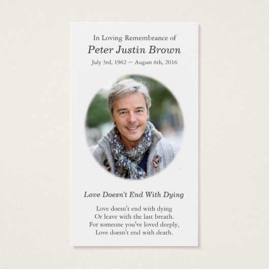 Gebed Kaarten | Glorious St Patrick Visitekaartje (Achterkant)