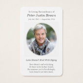 Gebed Kaarten | Glorious St Patrick Visitekaartje (Achterkant)