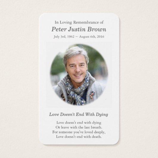 Gebed Kaarten | Glorious St Patrick Visitekaartje (Achterkant)