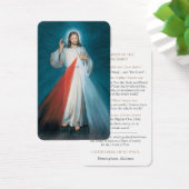 Gebed Kaarten | Goddelijke barmhartigheid Chaplet  Visitekaartje (Bureau)