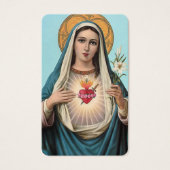 Gebed Kaarten | Heilig Hart 1 Visitekaartjes (Voorkant)