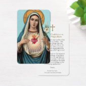 Gebed Kaarten | Heilig Hart 1 Visitekaartjes (Bureau)