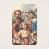 Gebed Kaarten | Heilige Familie 2 Visitekaartje (Voorkant)
