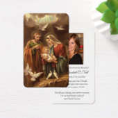 Gebed Kaarten | Heilige Familie 5 Visitekaartje (Bureau)