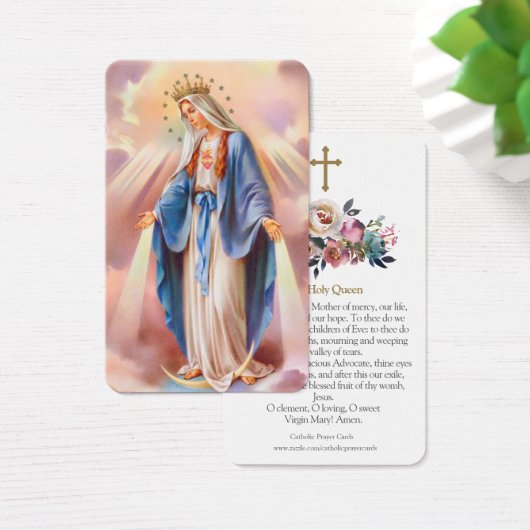 Gebed Kaarten | Heilige Heilige Koningin Visitekaartjes (Bureau)