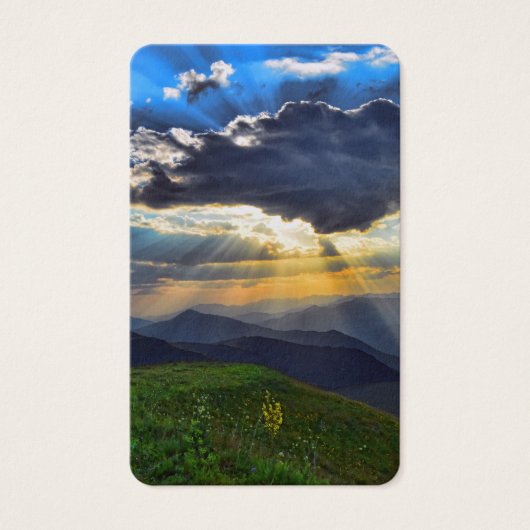 Gebed Kaarten | Hemelse hemel Visitekaartje (Voorkant)