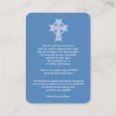 Gebed Kaarten | Ierse vuurtoren Visitekaartje (Achterkant)