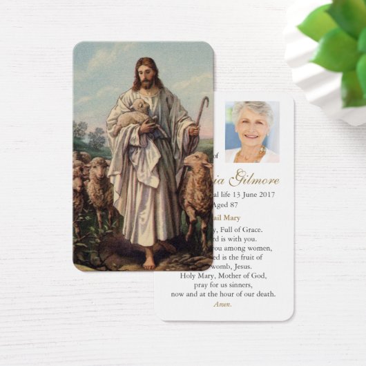 Gebed Kaarten | Jesus Good Shepherd 6 Visitekaartje (Bureau)