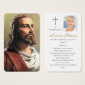 Gebed Kaarten | Jezus Christus Visitekaartje (Voorkant /achterkant)