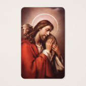 Gebed Kaarten | Jezus Goede Herder 4 Visitekaartje (Voorkant)