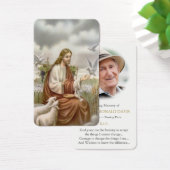 Gebed Kaarten | Jezus met duiven Visitekaartje (Bureau)