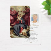 Gebed Kaarten | Kroning van de Maagd Visitekaartje (Bureau)