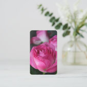 Gebed Kaarten | Kwetsbaar Roos Visitekaartje (Staand voorkant)