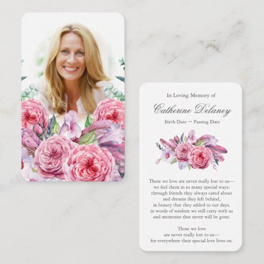 Gebed Kaarten | Land Tuin Visitekaartje (Voorkant / Achterkant)